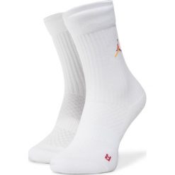 Skarpety Wysokie Unisex NIKE - SX7811 100 Biały. Białe skarpetki damskie Nike, bez wzorów, z elastanu. Za 69,00 zł.