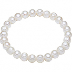 Bransoletka perłowa w kolorze białym. Białe bransoletki damskie marki Pearls Special. W wyprzedaży za 45,95 zł.