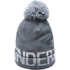 Under Armour Czapka zimowa Szary. Szare czapki damskie Under Armour, na zimę, bez wzorów, z materiału. Za 128,95 zł.