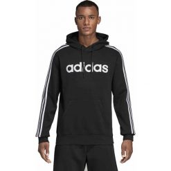 MĘSKA BLUZA ADIDAS PERFORMANCE 3-STRIPES (XXL). Czarne bluzy męskie Adidas, xxl, w paski, z bawełny, sportowe, z kapturem, bez rękawów, z kapturem. W wyprzedaży za 189,99 zł.