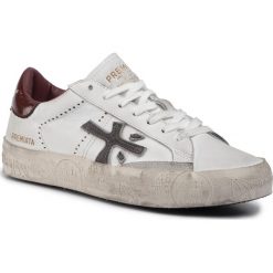 Sneakersy PREMIATA - Stevend 4313D White. Szare półbuty damskie Premiata, ze skóry. W wyprzedaży za 649,00 zł.