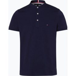 Tommy Hilfiger - Męska koszulka polo, niebieski. Niebieskie koszulki męskie TOMMY HILFIGER, m, bez wzorów, polo, bez rękawów. Za 179,95 zł.
