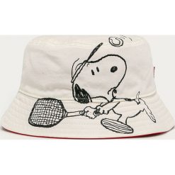 Levi's - Kapelusz dwustronny X Peanuts. Białe kapelusze damskie Levi's®, z nadrukiem, z bawełny. Za 169,90 zł.