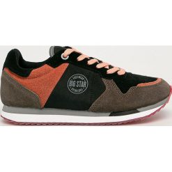 Big Star - Buty. Szare sneakersy damskie BIG STAR, ze skóry. Za 249,90 zł.