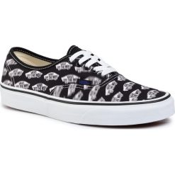Tenisówki VANS - Authentic VN0A2Z5IT2N1 Blk/Royal Bl. Czarne półbuty męskie Vans, bez wzorów, z gumy, eleganckie, bez zapięcia. Za 279,00 zł.