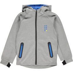 Bluza "Sebastian 607" w kolorze szarym. Szare bluzy chłopięce rozpinane LEGO Wear, z aplikacjami. W wyprzedaży za 142,95 zł.