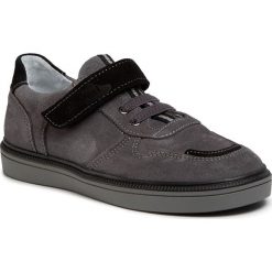 Sneakersy RENBUT - 33-4416 Popiel. Szare trampki chłopięce RenBut, bez wzorów, ze skóry, na rzepy. W wyprzedaży za 189,00 zł.