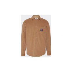 Koszule z długim rękawem Tommy Jeans DM0DM07131 CORD SHIRT. Żółte koszule męskie Tommy Jeans, s, bez wzorów, z jeansu, bez kołnierzyka, z długim rękawem. Za 313,05 zł.