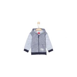 S.Oliver Boys Bluza dark blue melange - niebieski - Gr.Moda (6 - 24 miesięcy ). Niebieskie bluzy niemowlęce marki S.Oliver, z bawełny, z kapturem. Za 89,00 zł.