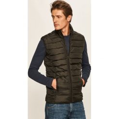 Only & Sons - Bezrękawnik. Czarne płaszcze męskie Only & Sons, s, bez wzorów, z poliesteru, bez kaptura. W wyprzedaży za 49,90 zł.