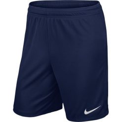 Nike Spodenki męskie Park II Knit Boys granatowe r. XS. Niebieskie spodenki i szorty męskie Nike, xs. Za 39,00 zł.