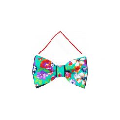 Miętowa mucha w kwiaty A329. Zielone muszki męskie Adam Collection - Krawaty i dodatki, na co dzień, w kwiaty, z tkaniny, eleganckie. Za 49,50 zł.