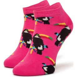 Skarpety Niskie Damskie HAPPY SOCKS - TOU05-3500 Różowy. Różowe skarpetki damskie Happy Socks, bez wzorów, z elastanu. Za 32,90 zł.