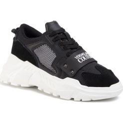 Sneakersy VERSACE JEANS COUTURE - E0YVBSC4 71381 899. Czarne sneakersy męskie Versace Jeans Couture, bez zapięcia. W wyprzedaży za 699,00 zł.