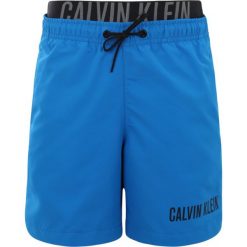 Kąpielówki chłopięce: Calvin Klein Swimwear MEDIUM DOUBLE WAISTBAND Szorty kąpielowe electric blue lemonade