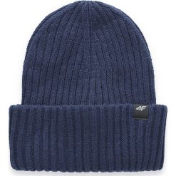 4F Czapka Niebieski. Niebieskie czapki męskie 4f, z materiału. Za 51,95 zł.