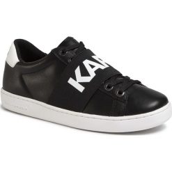 Sneakersy KARL LAGERFELD - KL61236 Black Lthr. Czarne półbuty damskie KARL LAGERFELD, ze skóry. Za 749,00 zł.