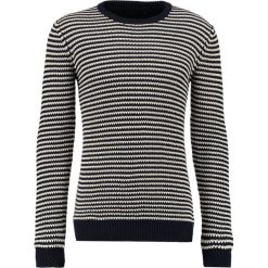 Swetry klasyczne męskie: Suit CONDOR STRIPE Sweter navy/off white