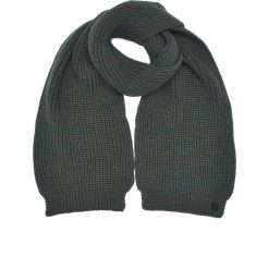 SZALIK MĘSKI. Zielone szaliki męskie marki Top Secret, na zimę, z dzianiny. W wyprzedaży za 9,99 zł.