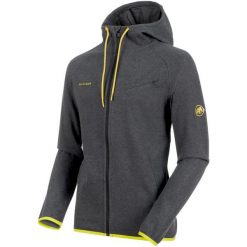 Mammut Kurtka Męska Logo Ml Hooded Szary L. Szare kurtki sportowe męskie marki Mammut, m, z polaru, z kapturem. W wyprzedaży za 434,21 zł.