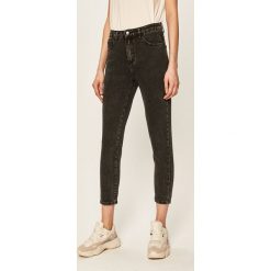 Answear - Jeansy. Czarne jeansy damskie ANSWEAR, s, z podwyższonym stanem. Za 149,90 zł.