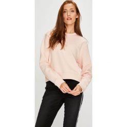Calvin Klein Jeans - Bluza. Różowe bluzy damskie marki Calvin Klein Jeans, s, bez wzorów, z bawełny, bez rękawów, bez kaptura. W wyprzedaży za 269,90 zł.