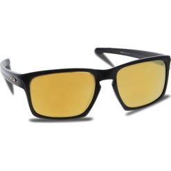Okulary przeciwsłoneczne OAKLEY - Sliver OO9262-05 Polished Black/24k Iridium. Czarne okulary przeciwsłoneczne męskie aviatory Oakley, z tworzywa sztucznego. W wyprzedaży za 449,00 zł.