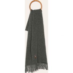 Polo Ralph Lauren - Szalik. Szare szaliki męskie Polo Ralph Lauren, bez wzorów, z wełny. W wyprzedaży za 149,90 zł.