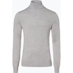 Tiger of Sweden - Sweter męski – Nevile, szary. Szare swetry męskie Tiger of Sweden, xl, bez wzorów, z dzianiny, z golfem, bez kaptura. Za 589,95 zł.