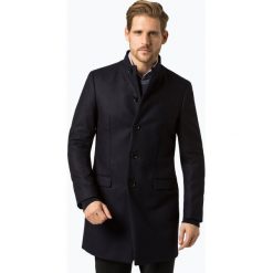 Finshley & Harding London - Płaszcz męski, niebieski. Niebieskie płaszcze męskie marki Finshley & Harding London, m, bez wzorów, z wełny, klasyczne, bez kaptura. Za 449,95 zł.