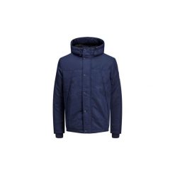 Kurtki krótkie Jack Jones 12157786 MATT. Niebieskie kurtki męskie Jack & Jones, s, bez wzorów, krótkie, bez kaptura. Za 296,88 zł.