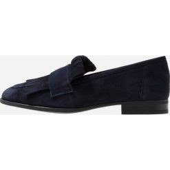 Unisa DANIKA Półbuty wsuwane abyss. Niebieskie creepersy damskie Unisa, z materiału. Za 399,00 zł.