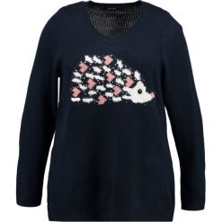 Swetry klasyczne damskie: Evans OFF PEAK HEDGEHOG JUMPER Sweter navy