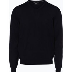BOSS - Sweter męski – Baram-L, niebieski. Niebieskie swetry klasyczne męskie Boss, l, z dzianiny. Za 499,95 zł.