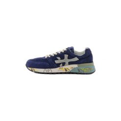 Buty Premiata MICK 3830. Niebieskie trampki męskie Premiata, bez wzorów, bez zapięcia. Za 855,94 zł.