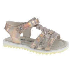 Beppi Sandały Dziewczęce Casual Sandal 28, Różowy. Różowe sandały dziewczęce BEPPI, z materiału, bez zapięcia. Za 117,00 zł.