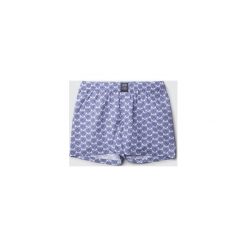 Spodenki do spania męskie SERCA NIEBIESKIE. Niebieskie piżamy męskie HisOutfit, xl, bez wzorów, z bawełny, bez rękawów. Za 79,00 zł.
