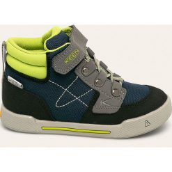 Keen - Buty dziecięce Wesley. Czarne trampki chłopięce Keen, bez wzorów, z materiału, sportowe, z okrągłym noskiem, na sznurówki. W wyprzedaży za 139,90 zł.