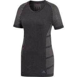 Koszulka do biegania damska ADIDAS ULTRA PRIMEKNIT LIGHT TEE / CF6000. Czarne bluzki damskie marki Adidas, z krótkim rękawem, do biegania. Za 181,00 zł.