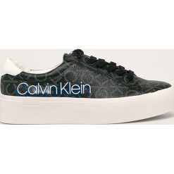 Calvin Klein - Buty. Pomarańczowe buty sportowe damskie Calvin Klein, bez wzorów, z gumy, sportowe. W wyprzedaży za 359,90 zł.
