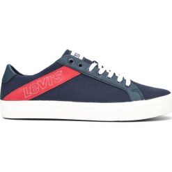 Levi's Woodward Tenisówki Niebieski. Niebieskie trampki męskie Levi's®, bez wzorów, ze skóry, bez zapięcia. Za 288,95 zł.