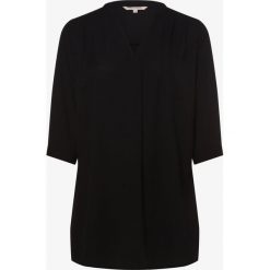 ONLY Carmakoma - Bluzka damska – Carlavender, czarny. Czarne bluzki damskie Only Carmakoma, bez wzorów, z szyfonu, eleganckie, bez kołnierzyka, bez rękawów. Za 179,95 zł.