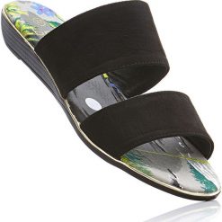 Klapki bonprix czarny. Białe klapki damskie marki bonprix. Za 32,99 zł.
