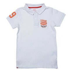 T-shirty chłopięce z krótkim rękawem: Koszulka polo w kolorze białym
