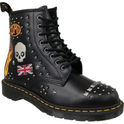 Dr. Martens Dr Martens 1460 24207001 46 Czarne. Czarne buty trekkingowe męskie Dr. Martens, ze skóry, bez zapięcia. W wyprzedaży za 599,99 zł.