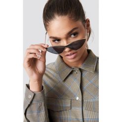 NA-KD Accessories Metalowe okulary przeciwsłoneczne Cateye - Black. Czarne okulary przeciwsłoneczne damskie marki NA-KD Accessories. W wyprzedaży za 32,38 zł.