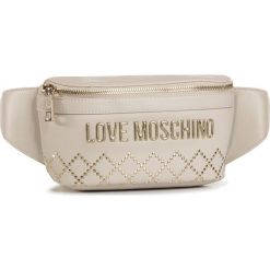 Saszetka nerka LOVE MOSCHINO - JC4054PP1BLG0110 Avorio. Brązowe nerki damskie Love Moschino, bez wzorów, ze skóry ekologicznej, młodzieżowe, bez dodatków. Za 649,00 zł.