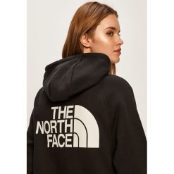 The North Face - Bluza. Czarne bluzy damskie The North Face, s, z nadrukiem, z bawełny, bez rękawów, z kapturem. Za 349,90 zł.