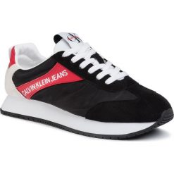 Sneakersy CALVIN KLEIN JEANS - Jerrold S0615 Black/Racing Red. Czarne sneakersy męskie Calvin Klein Jeans, bez zapięcia. W wyprzedaży za 399,00 zł.