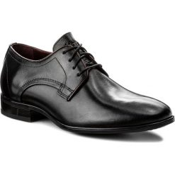 Półbuty LASOCKI FOR MEN - MB-SORGO-02 Czarny. Czarne buty wizytowe męskie Lasocki For Men, z aplikacjami, ze skóry, eleganckie, bez zapięcia. Za 179,99 zł.
